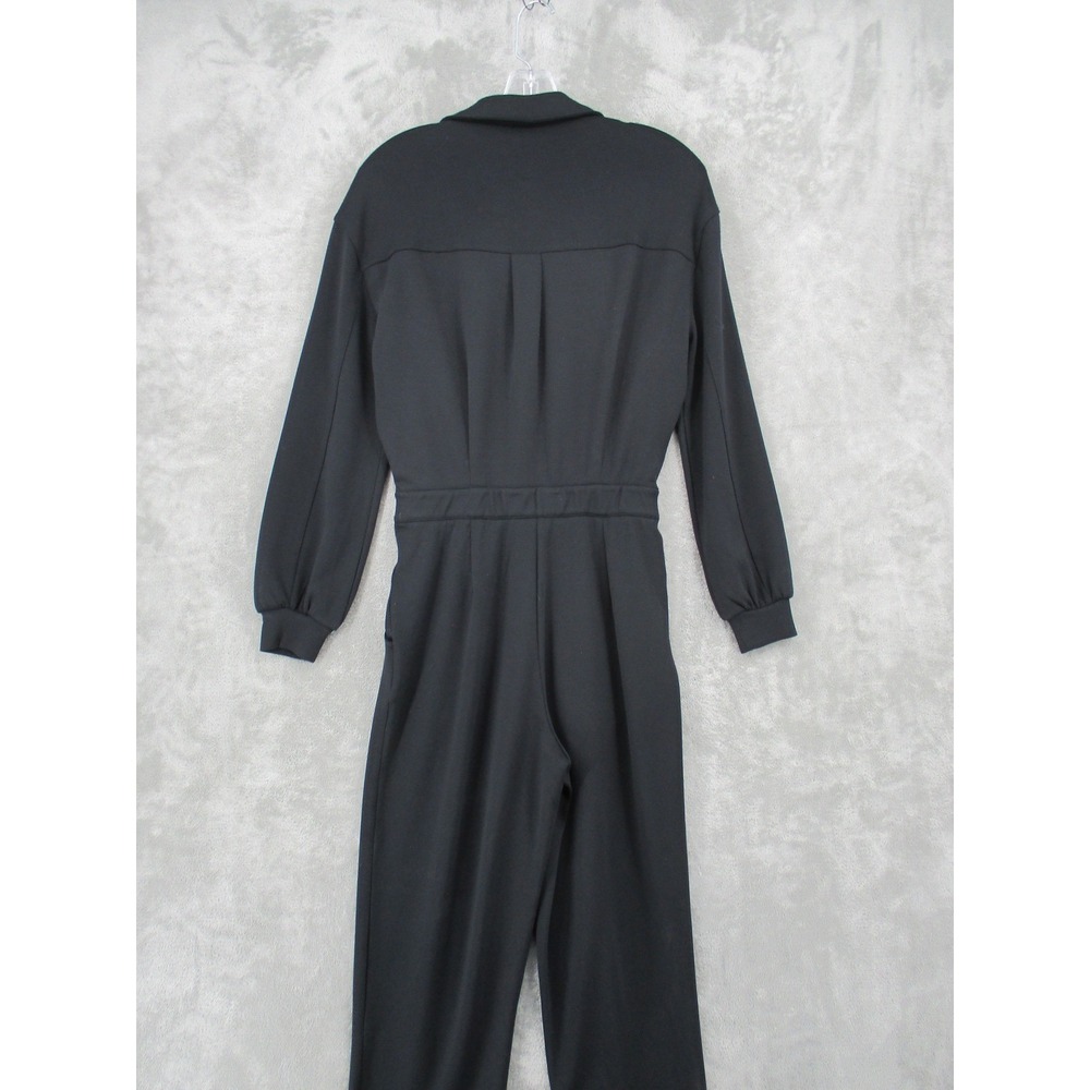 Bailey 44 Jumpsuit Womens Anthropologie Soft Knit Athleisure Straight Leg Black - Picture 5 of 12